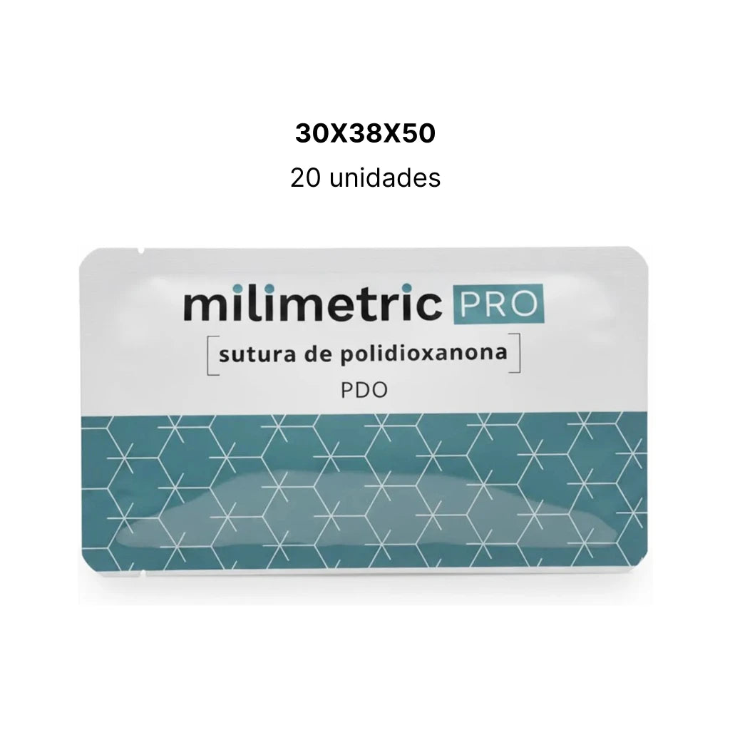 Fio de PDO I-Thread Liso Canulado Eyebag 30G - 38x50mm Pack C/20
