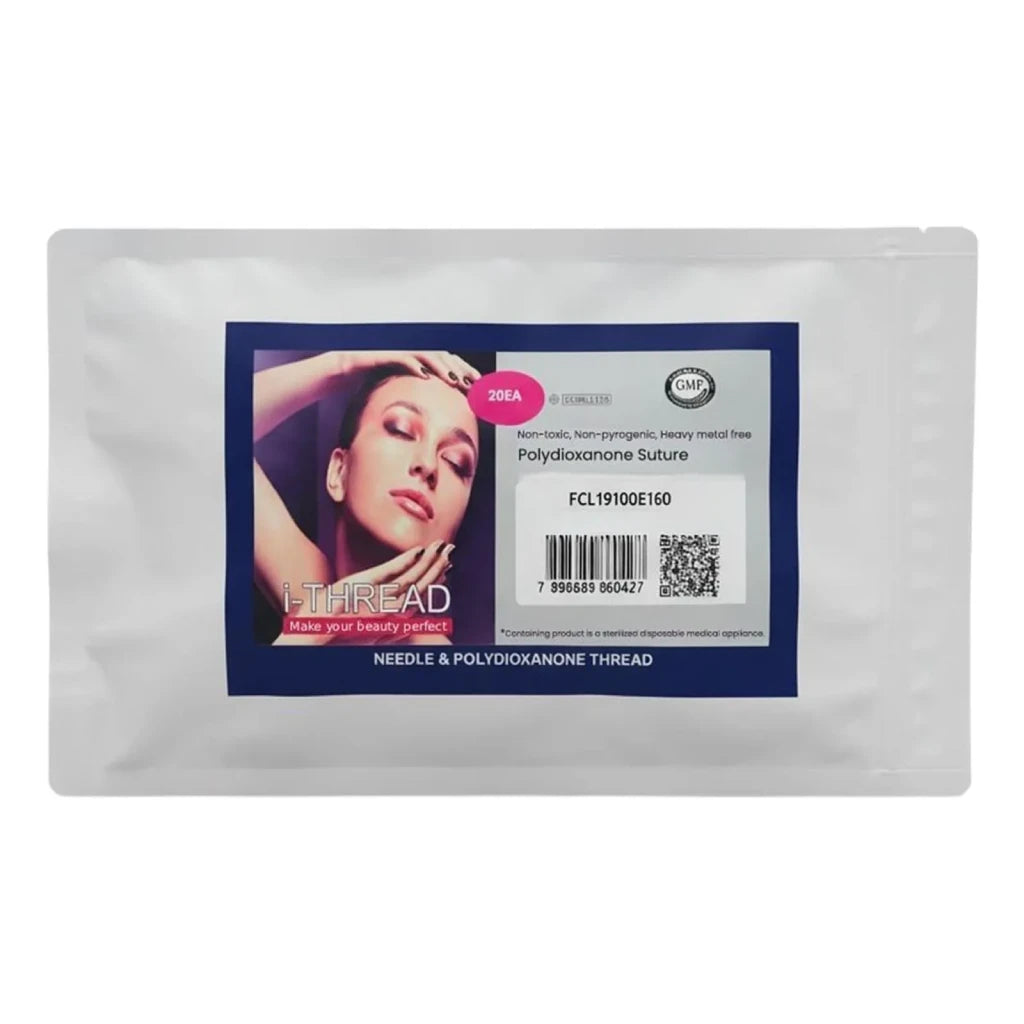 Fio de PDO I-Thread Liso Canulado Filler Volume 19G - 38x50mm Cânula Blister C/4