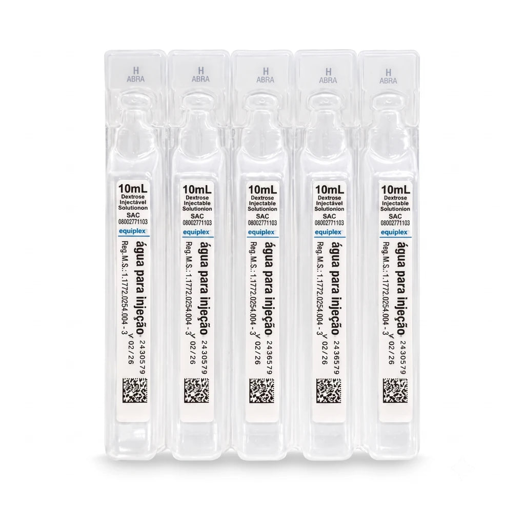 Flaconete Água para Injeção - 10 ML