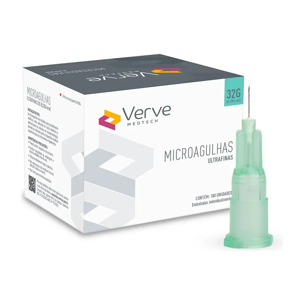 Microagulha Ultrafina Verve 30G