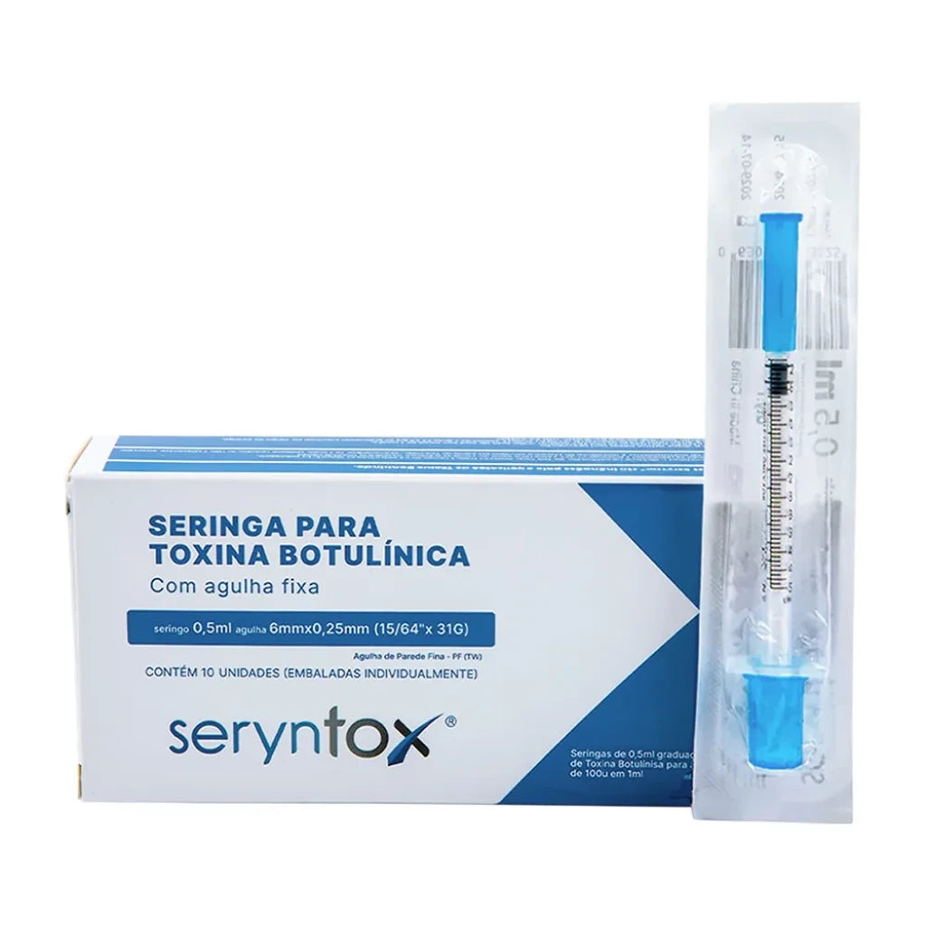 Seringa Seryntox 0,3ml Reconstituição de 100u em 1ml